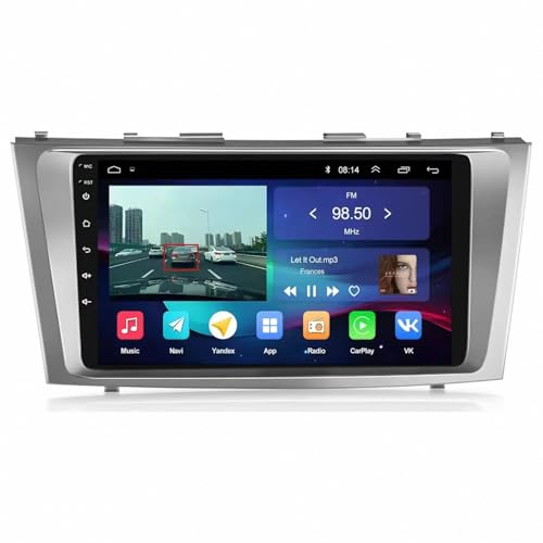 Radio Carplay 2 DIN con pantalla táctil fluida 2G+32G y receptor de audio Bluetooth