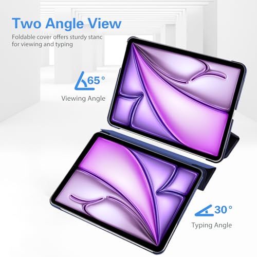 Image of ProCase Case for 12.9 Inch iPad Pro 2022 /2021 /2020 /2018 (6 /5 /4 /3 Gen), Protective Case, Lightweight, Thin, Hard Smart Case Cover, Compatible with 12.9 Inch iPad Pro, Navy
