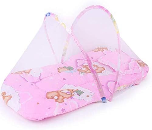 Foldable Newborn Baby Travel Padded Mattress Cot Bed Mosquito Net Safety Net Baby Bed With Pillow Cradle Buy Online At Best Price In Egypt Souq Is Now Amazon Eg