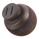 Toyvian Keramik Lebensmittelbehälter mit Luftdichtem Deckel Vorratsdose für Losen Tee Kaffeebohnen Zucker Braunes Vorratsglas für Küchenausstattung