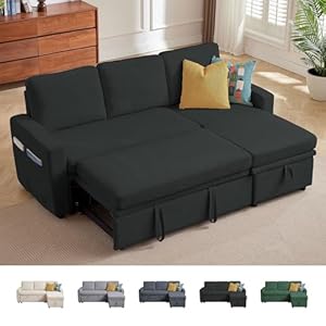 3-Seater Sof, L Shaped Couch with P...