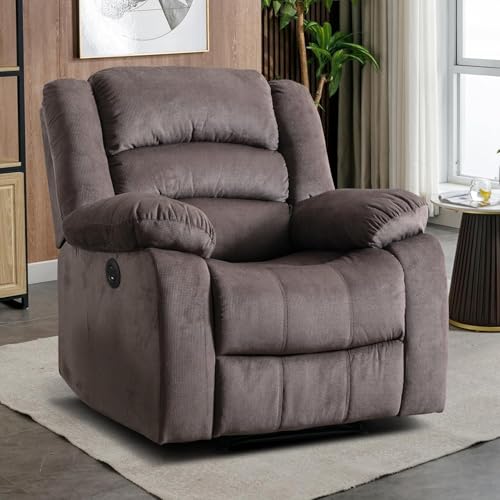 EBELLO Classic Power Recliner Chair, Oversized Electric Reclining Chair with