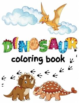 Paperback Dinosaur Coloring Book For Kids Book
