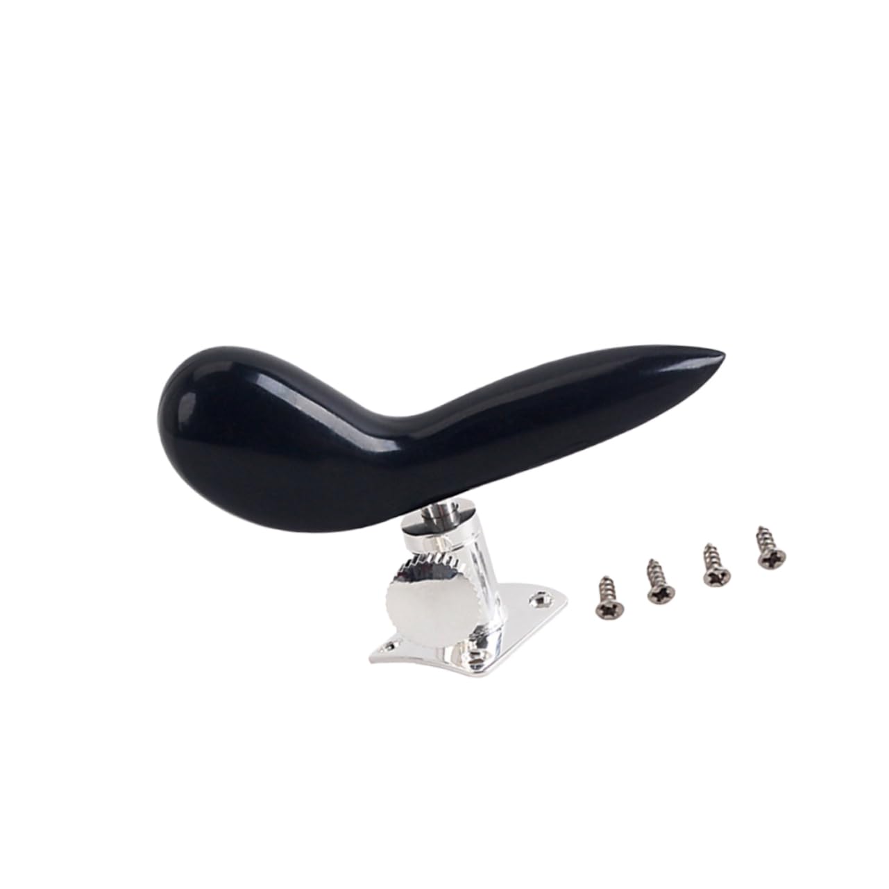 Supporto per Fagotto Cg10 Base Accessorio per Fagotto | Finitura Nero Lucida, Bakelite e Metallo, Design Ergonomico, Installazione e Rimozione Semplici, Resistenza alla Corrosione