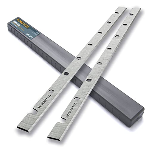 Lames de raboteuse DW733 POWERTEC 12-1/2" pour une coupe de bois ultra précise - 2