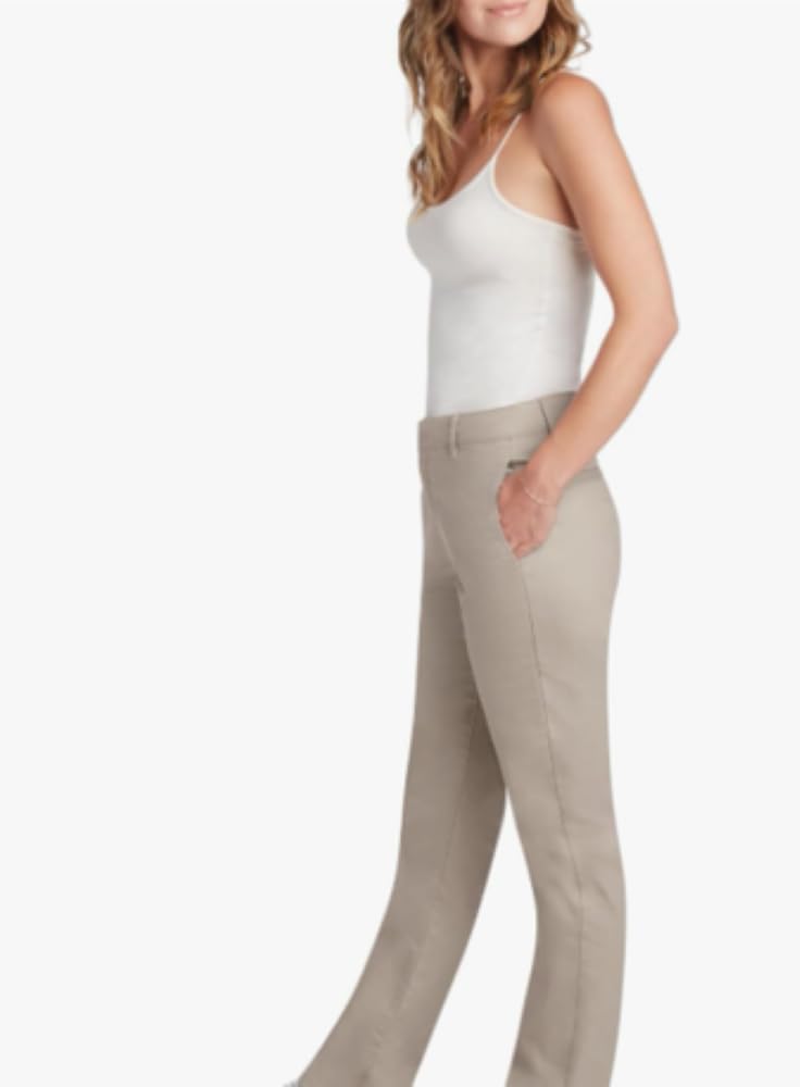 FIVESTAR GENERAL Women's Flex Straight Work Pant, Mid-Rise, Sits Below Waist, Hook and Eye Closure with Zip Fly, Four Pockets