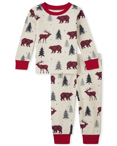 The Children's Place baby girls Family Matching Christmas Holiday Sets, Snug Fit 100% Cotton, Adult,...