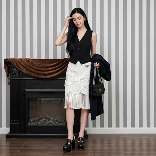 Image of Women's High Heel Loafers Platform Pumps Round Toe Heels Chunky Heel Pumps Stylish Comfortable 4.8 Inch Slingback Heels