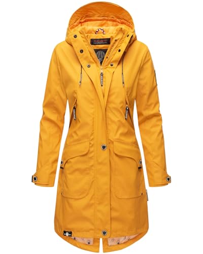 Navahoo Damen Regenjacke Regenmantel mit Kapuze Wasserabweisend B939...