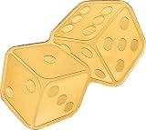 DEUTSCHER MÜNZEXPRESS Palau Würfel | Feingold | Golden Highlights Kollektion | Sammlermünze | Mehrwertsteuerfrei | Silk Finish