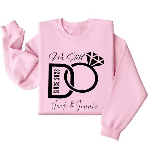 Image of Anniversary Matching Shirts, for Couple, Heart Design T-Shirt Set, Wedding Present, Honeymoon Outfit
