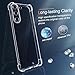 Compatible for Samsung Galaxy Note 10 Phone Case, 360° Rotatable Ring Holder Kickstand [Non Yellowing] Transparent 4 Corners Shockproof Protective Cover Case for Samsung Galaxy Note 10 - Crystal Clear