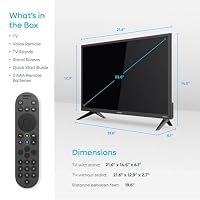 Element 24-inch 720p HD Xumo Smart TV – Voice Remote, 120Hz Effective Refresh Rate, Dolby Audio, Bluetooth Headphone Capable, Apple Home & AirPlay, Flat Screen LED Television. — image 3