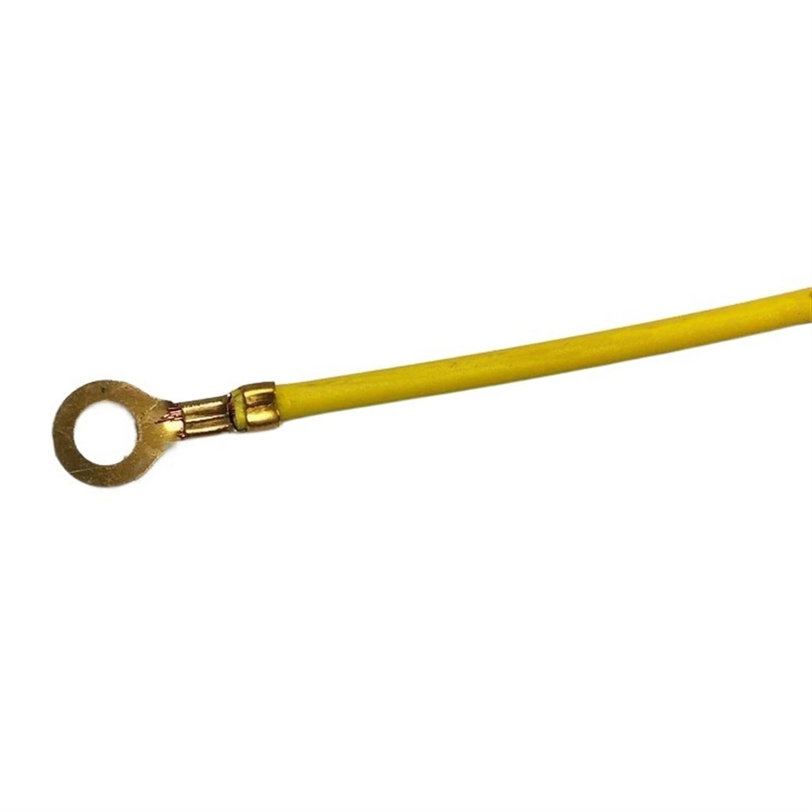 Lot de 200 fils de cuivre toronnés flexibles M4 x 100 mm Jaune Vert 0,5 mm²