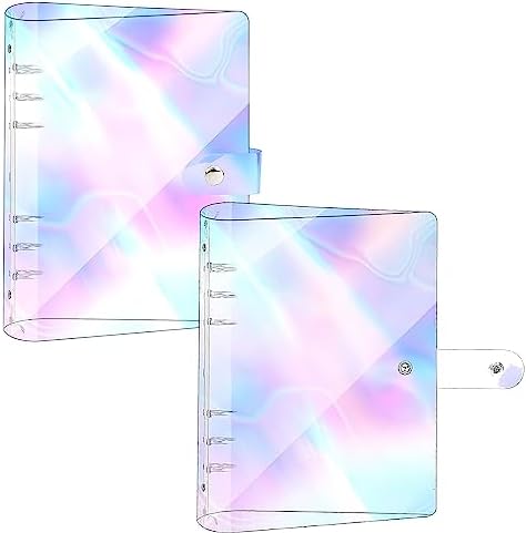 Classeur A5 Pailleté Elsjoy Lot De 6 Classeurs A5 En PVC Transparent à 6 Anneaux, Couverture Souple Et Rechargeable, Avec Fermeture à Bouton-pression, 23,6 X 17,8 Cm Classeur Bureau école Classeur A5 Pailleté Elsjoy Lot De 6 Classeurs A5 En PVC Transparent à 6 Anneaux, Couverture Souple Et Rechargeable, Avec Fermeture à Bouton-pression, 23,6 X 17,8 Cm Classeur Bureau école