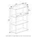Furinno (99557BE/WH) Turn-N-Tube 4-Tier Multipurpose Shelf Display Rack - Beech/White