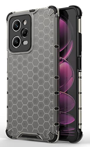 Image of Glasgow Back Case Cover Designed for [ Poco X5 Pro 5G ] (Stylish Look | Shock Proof) - Black
