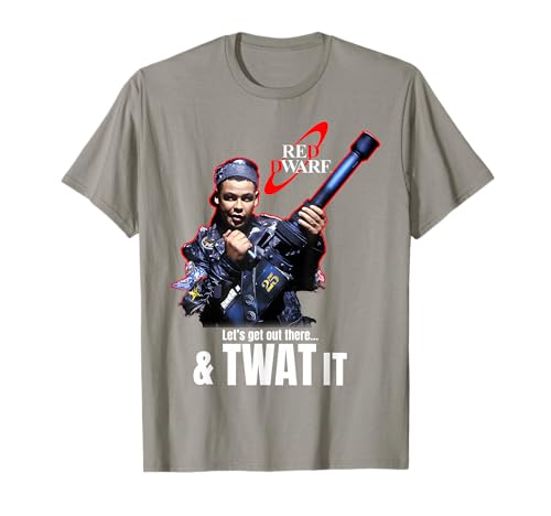 Red Dwarf Dave Lister Bazooka Hero Serie clásica de televisión de los 80 del Reino Unido Camiseta