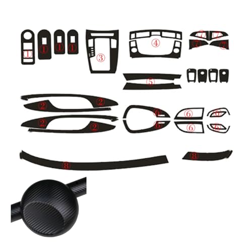 Fibre de carbone Buick Lacrosse 2009-2012 : habillage intérieur haut de gamme