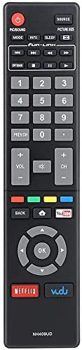 Gvirtue New NH409UD Replacement Remote Control fit for Magnavox LED Smart HDTV TV Sub NH419UD NH400UD NH402UD NH404UD NH405UD NH401UD NH410UP  NH410UD NH416UP NH424UP NH425UD  (1- Pack only)