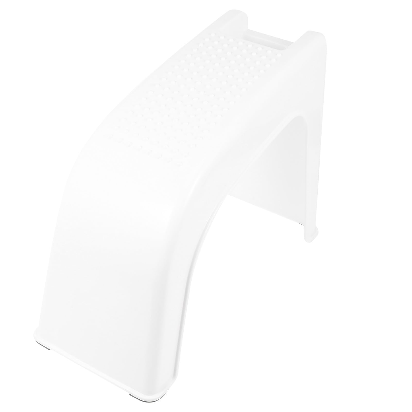 CHILDWEET Sgabello Poggiapiedi per Pedicure in Abs Beige da Casa | Uso in Salone Pedicure e Doccia, Supporto Stabile, Spazio Porta Utensili Integrato