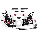 Arashi(Version 2.0) Adjustable Rearsets for Honda CBR600RR (ABS include) 2017-2023 Motorcycle Accessories Foot Pegs Footrests Rear Set CBR 600 CBR600 RR 600RR Black 2018 2019 2020 2021