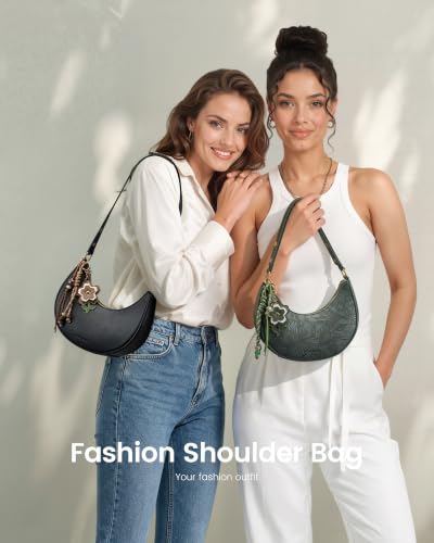 LOVEVOOK Crescent Shoulder Bag for Women, Small Clutch Purse Cute Handbag — view 2