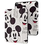 PASMASOM iPad Air 13インチ (M2 2024) /Pro12.9インチ ケース ミッキーマウス かわいい 漫画 カバー TPU 薄型 軽量 耐衝撃 三つ折りスタンド Apple Pencilペン収納 (iPad Air 13インチ (M2 2024))