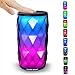 CLEVER BRIGHT Portable Bluetooth Speakers Touch RGB LED Light Speakers with 6 Light Modes Hi-Fi Loud Sound for Party, Festival, Home, Outdoor, Birthday,Easter Gifts Colorful Wireless Speaker…
