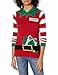 Ugly Christmas Sweater Company Damen Sortierte Xmas Sweater Juniors/ / / / / / / / / / / Die Puppe ist ideal für Kinder Pullover, Cayenne Elf Hoodie, Large