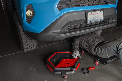 Performance Tool W85014 Low Profile Oversized Shop Mechanic X-Frame Creeper With Extra Padding, 1 Pack, "38"" X Frame Oversized" #TOP5