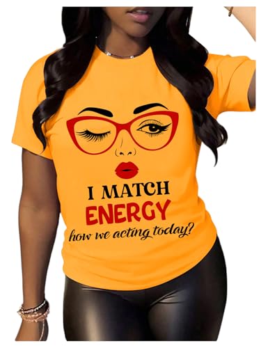 Image of BEAUDRM Women's Graphic Tees Y2K Crop Top Slogan Print Crew Neck T-Shirt 2000s Shirt Summer Tops
