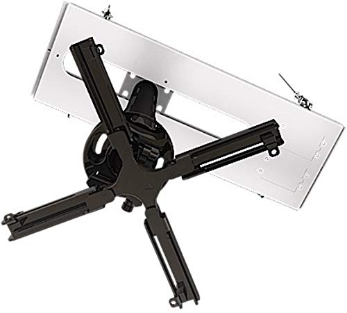 Crimson Av Jks-18A Suspended Ceiling Projector Kit With Jr Universal Adapter, Black; 12" To 18" Drop Length; Fully Adjustable Roll, Pitch And Yaw #TOP2