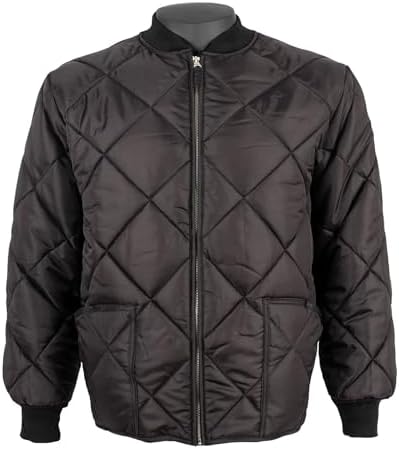 FOX OUTDOOR PRODUCTS Men's Urban Utility Jacket - Versatile Quilted Insulated Outdoor Coat with Knit Collar, Cuffs & Pockets