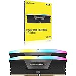 CORSAIR VENGEANCE RGB DDR5 RAM 32GB (2x16GB) 6400MHz CL36-48-48-104 1.35V Intel XMP 3.0 Desktop Computer Memory - Black (CMH32GX5M2B6400C36) - Image 6