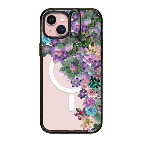 Coque iPhone 15 Plus My Succulent Garden CASETiFY chic et résistante