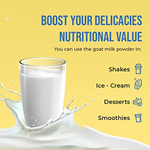 Kabir Pure & Natural Goat Milk Powder| Freeze Dried Everyday Milk Powder| Taste Of Milk In Fresh Grounded Powder | 50G Milk Powder #TOP4