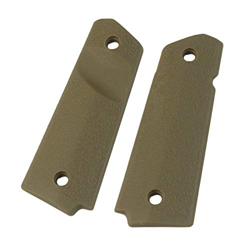 LIUSHUNBAO, Plastic grips cover For Hunting airsoft Pistol 1911 Series (Color : DE)