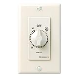 Intermatic FD30MAC 30-Minute Spring-Loaded In-Wall Countdown Timer Switch for Fans and Lights, Almond
