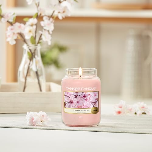 Yankee Candle Duftkerze im Glas (groß) | Cherry Blossom | Brenndauer bis zu 150 Stunden | Perfekte Geschenke für Frauen – Ansicht 3