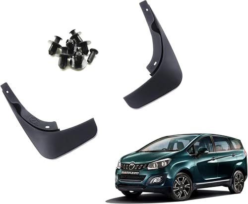 Image of WolkomHome Mud Flap Compatible with Marazzo Set of 2 - Durable Splash Guards for Car Exterior Protection