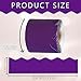 DMJUNCONG 68.9 Feet Purple Bulletin Board Border Scalloped Bulletin Board Trim for Classroom Decoration,Bedroom Wall Decoration,Home Decoration,Birthday Party Decorations