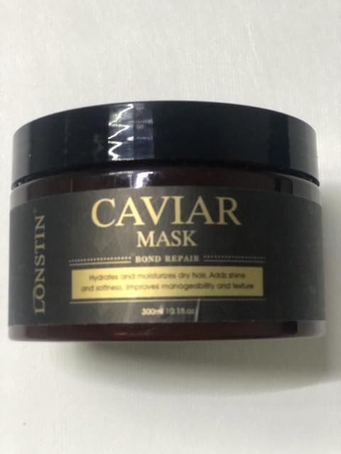 Mascarilla capilar de cavian y queratina Reconstruct para cabello rebelde, tratamiento capilar cabello seco, cuidado del cabello, brillo, antiencrespamiento, 300 ml