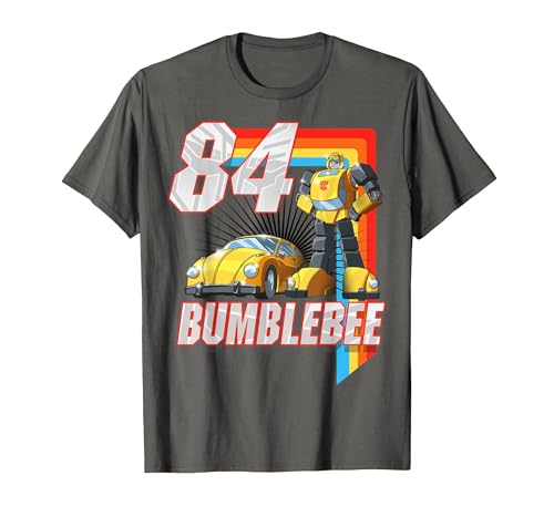 Transformers Bumblebee 84 Retro T-Shirt, Homme, Asphalte, L