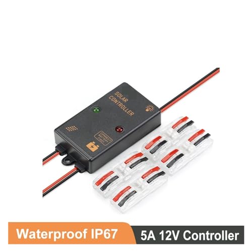 Controlador solar impermeable IP67 5A con carga continua 24h 3