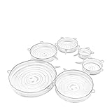 6 pack silicone stretch lids