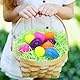 Ostern Gras, Wiederverwendbar Geschreddertes Papier für Geschenkbox Ostern, 6 Farben Füllmaterial Geschenk Oster für Ostergeschenkkörbe, Geschenkverpackungen, Party-Dekorationen