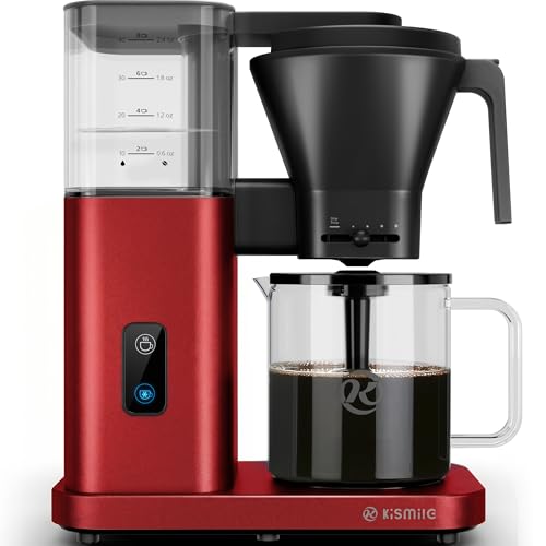 Kismile SCA-Certified 8 Cup Drip Coffee Maker, Pour Over Coffee Machine with 3s Instant He - image 1