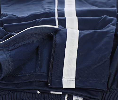 Image of Gioberti Mens Athletic Track Pants with Zip Bottom