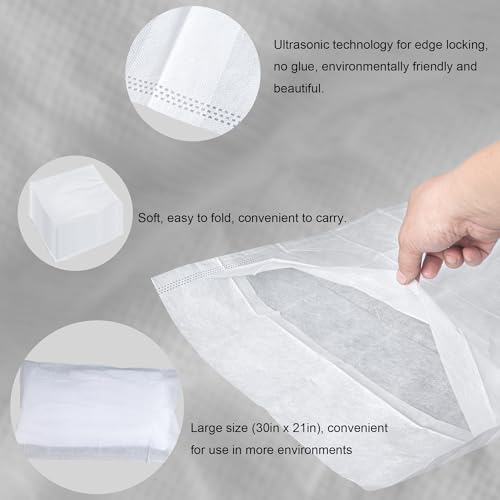 disposable pillow case coverspack of 100bulk pillow cases for medical hospital travelpaper pillow cases disposable 21 width x 30length white